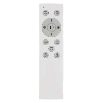 Globo - LED loftlampe til badeværelse m. RGB-farver dæmpbar LED/21W/230V 3000-6000K + fjernbetjening IP44 sort