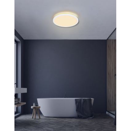 Globo - LED loftlampe til badeværelse dæmpbar LED/24W/230V diameter 42 cm IP44 hvid