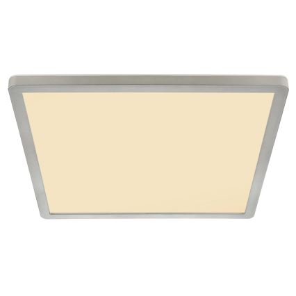 Globo - LED loftlampe til badeværelse dæmpbar LED/18W/230V 29,4x29,4 cm IP44 mat krom