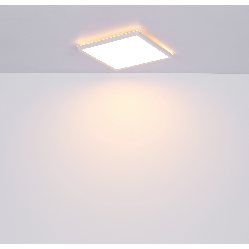 Globo - LED loftlampe til badeværelse dæmpbar LED/18W/230V 29,4x29,4 cm IP44 hvid