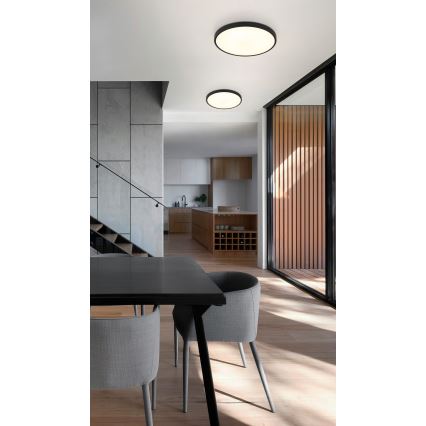 Globo - LED loftlampe LED/15W/230V 4000K diameter 23 cm sort