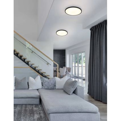 Globo - LED loftlampe LED/20W/230V 4000K Ø 30 cm sort