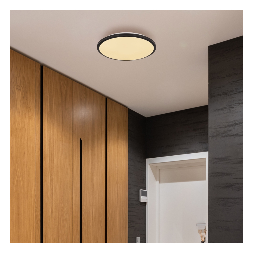 Globo - LED loftlampe LED/18W/230V 3000K diameter 35 cm sort