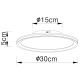Globo - LED loftlampe LED/30W/230V diameter 30 cm