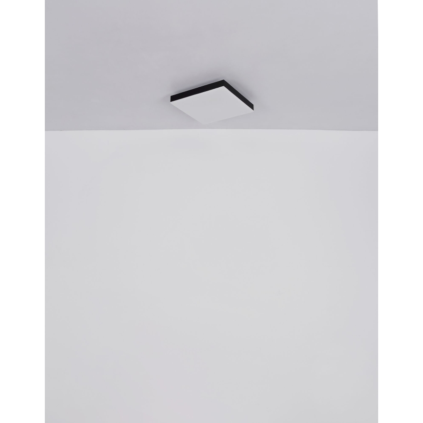 Globo - LED loftlampe LED/18W/230V 30x30 cm sort