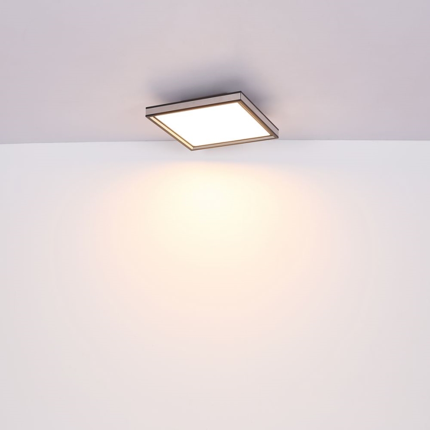 Globo - LED loftlampe LED/12W/230V 30x30 cm sort/hvid