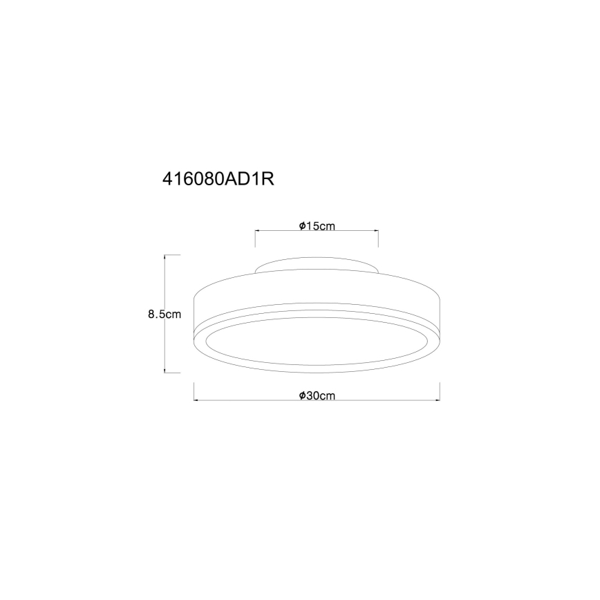 Globo - LED loftlampe LED/12W/230V 3000K diameter 30 cm