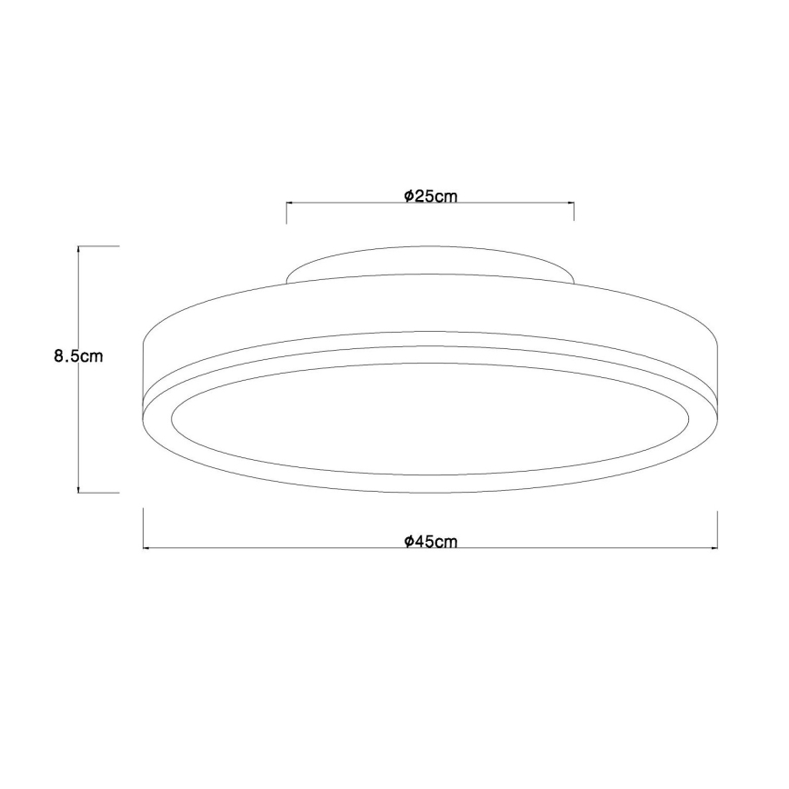 Globo - Dæmpbar LED-loftlampe LED/24W/230V 2700-6500K Ø 45 cm + fjernbetjening