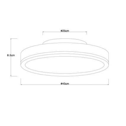 Globo - LED loftlampe LED/24W/230V 3000K diameter 45 cm