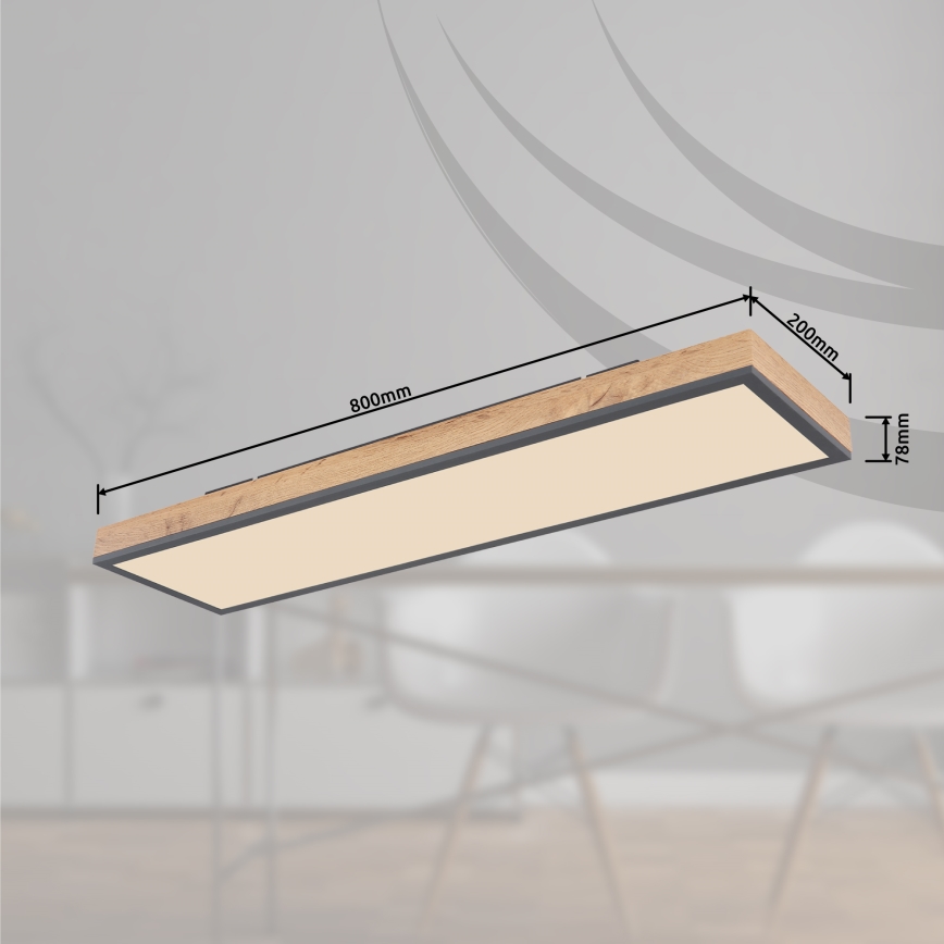 Globo - LED loftlampe dæmpbar LED/24W/230V 2700-6500K + fjernbetjening