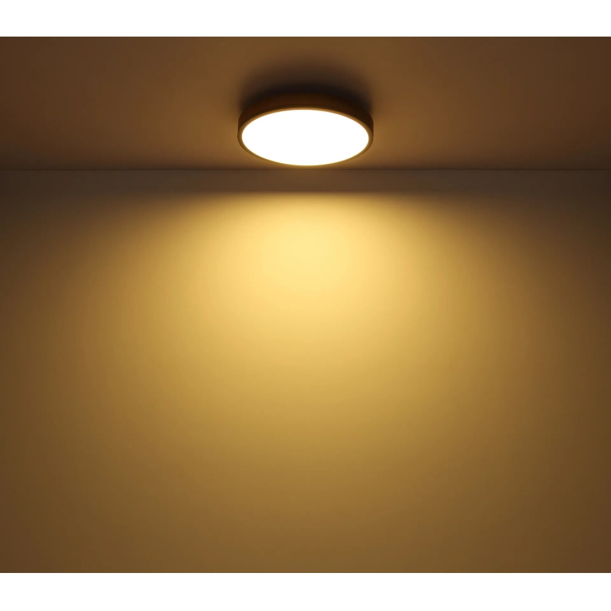 Globo - LED loftlampe dæmpbar LED/40W/230V 2700-6500K diameter 60 cm + fjernbetjening brun/grå