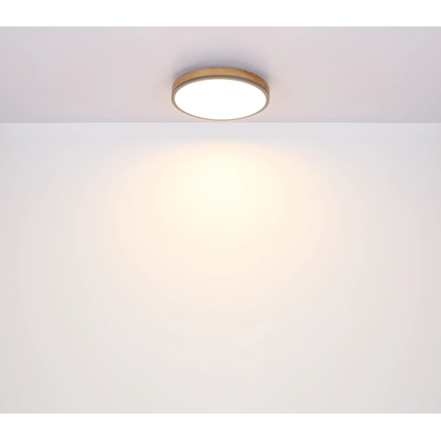 Globo - LED loftlampe dæmpbar LED/40W/230V 2700-6500K diameter 60 cm + fjernbetjening brun/grå