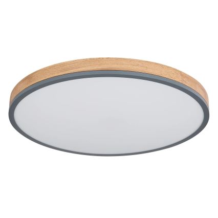 Globo - LED loftlampe dæmpbar LED/40W/230V 2700-6500K diameter 60 cm + fjernbetjening brun/grå