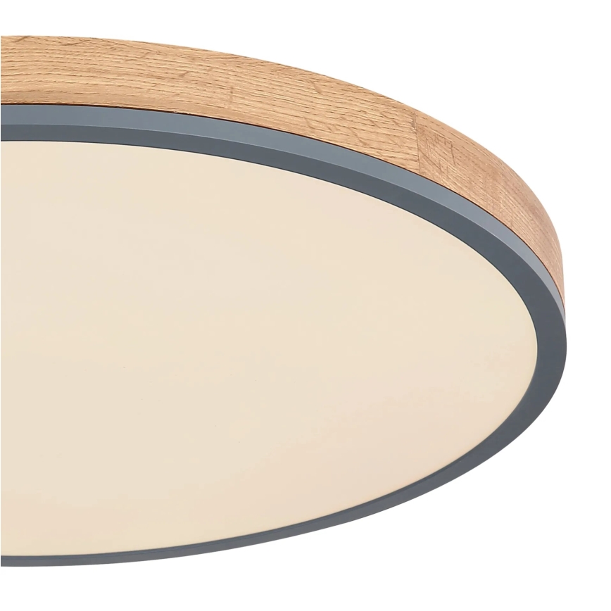 Globo - LED loftlampe dæmpbar LED/40W/230V 2700-6500K diameter 60 cm + fjernbetjening brun/grå