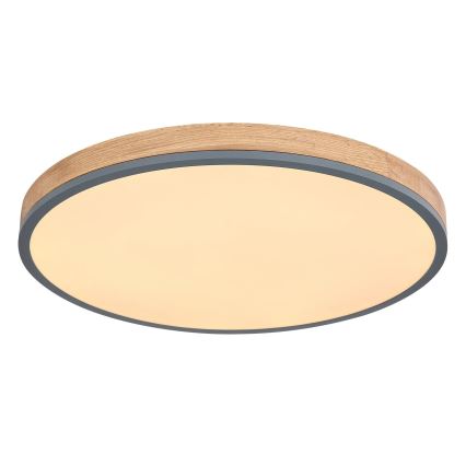 Globo - LED loftlampe dæmpbar LED/40W/230V 2700-6500K diameter 60 cm + fjernbetjening brun/grå