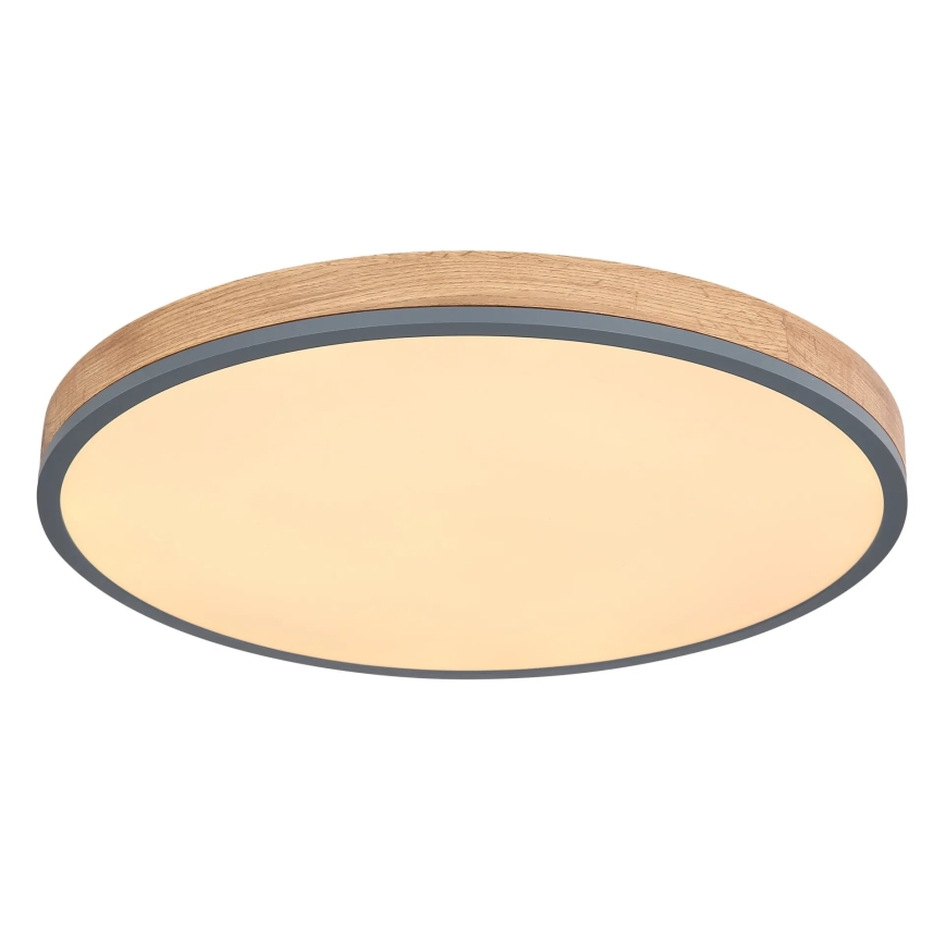 Globo - LED loftlampe dæmpbar LED/40W/230V 2700-6500K diameter 60 cm + fjernbetjening brun/grå