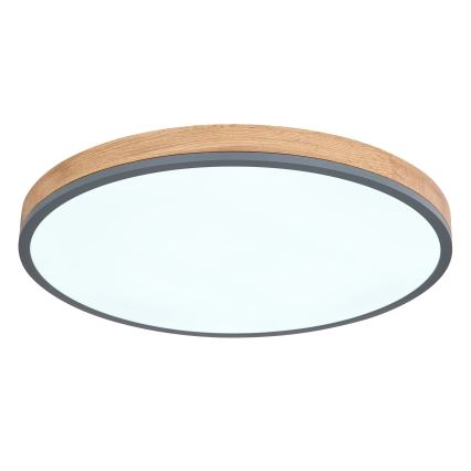 Globo - LED loftlampe dæmpbar LED/40W/230V 2700-6500K diameter 60 cm + fjernbetjening brun/grå