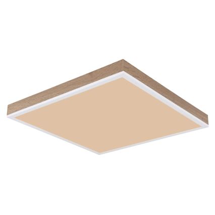 Globo - LED loftlampe dæmpbar LED/24W/230V 2700-6500K + fjernbetjening brun/hvid