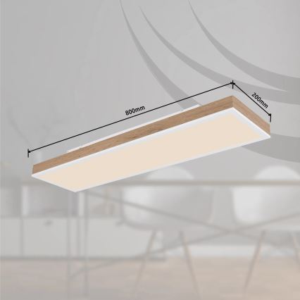 Globo - Dæmpbar LED-loftlampe LED/24W/230V 2700-6500K 20x80 cm + fjernbetjening