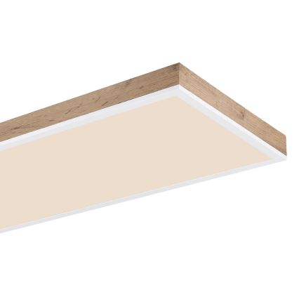 Globo - Dæmpbar LED-loftlampe LED/36W/230V 2700-6500K brun/hvid + fjernbetjening