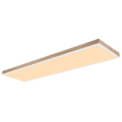 Globo - Dæmpbar LED-loftlampe LED/36W/230V 2700-6500K brun/hvid + fjernbetjening