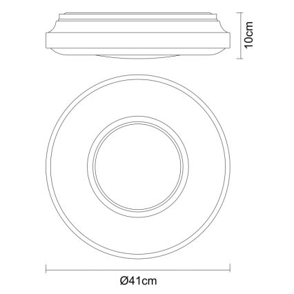 Globo - LED loftlampe LED/24W/230V