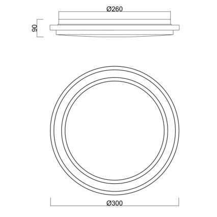 Globo - LED badeværelseslampe med sensor LED/18W/230V IP44