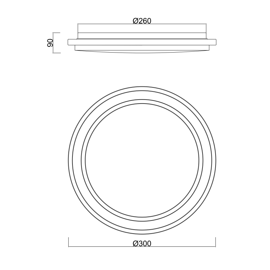 Globo - LED badeværelseslampe med sensor LED/18W/230V IP44