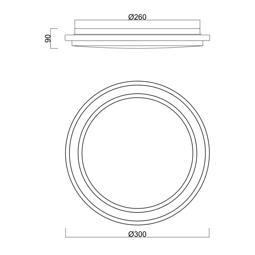 Globo - LED badeværelseslampe med sensor LED/18W/230V IP44