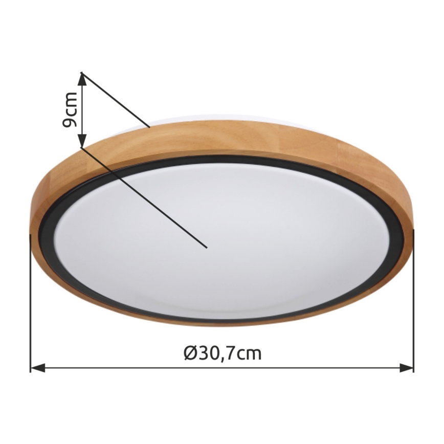 Globo - LED loftlampe LED/12W/230V 307 mm 3000/4500/6000K