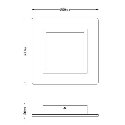 Globo - LED loftlampe LED/23W/230V