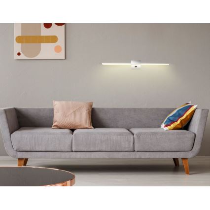 Globo - LED gallerilampe LED/12W/230V 61,5 cm skinnende krom