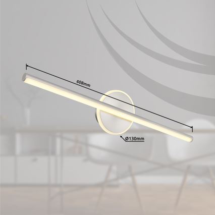 Globo - LED spejllampe til badeværelse LED/10W/230V 60,8 cm IP44 skinnende krom