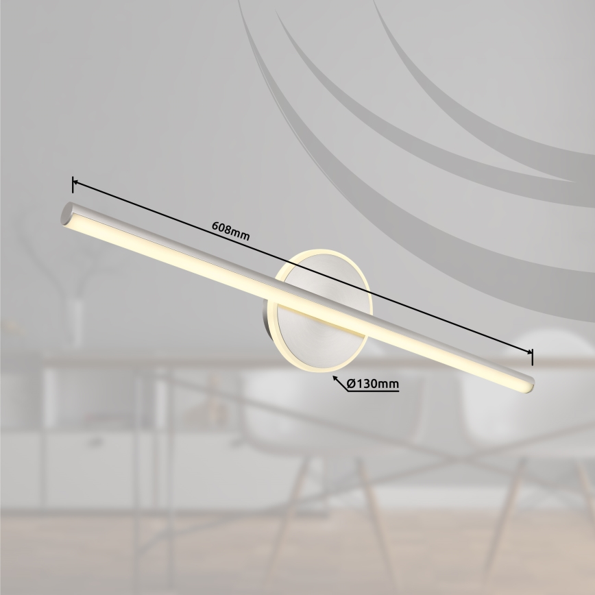 Globo - LED spejllampe til badeværelse LED/10W/230V 60,8 cm IP44 skinnende krom