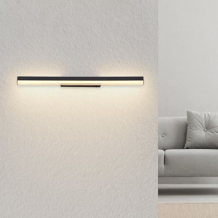Globo - LED væglampe LED/12W/230V 3000K/6000K 60 cm sort