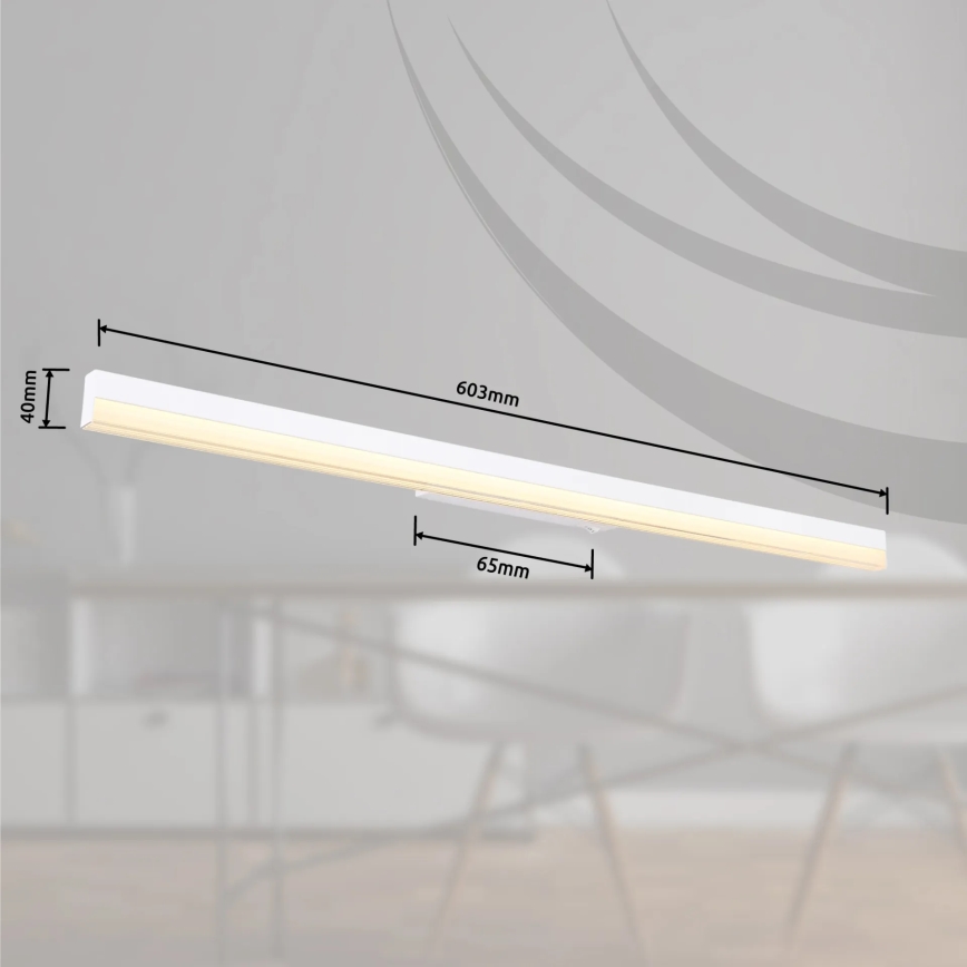 Globo - LED væglampe LED/18W/230V 3000K/6000K 80 cm