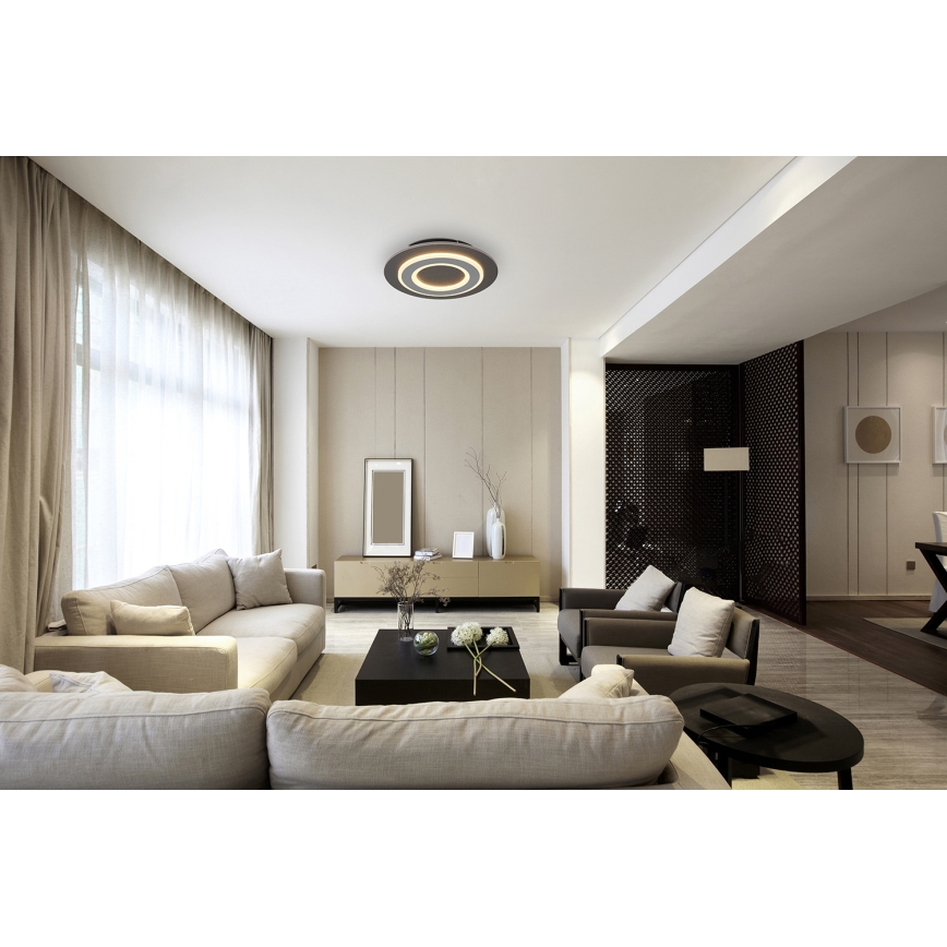 Globo - LED loftlampe LED/24W/230V 3000K diameter 32 cm antracit