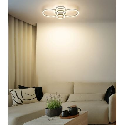 Globo - LED-loftlampe LED/40W/230V 2700/4500/6500K mål 35,5x53 cm messing