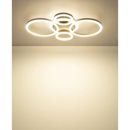 Globo - LED-loftlampe LED/40W/230V 2700/4500/6500K mål 35,5x53 cm messing