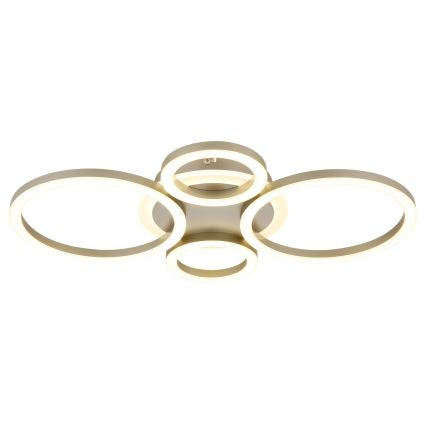 Globo - LED-loftlampe LED/40W/230V 2700/4500/6500K mål 35,5x53 cm messing