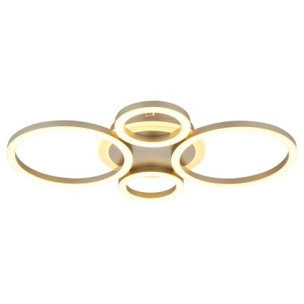 Globo - LED-loftlampe LED/40W/230V 2700/4500/6500K mål 35,5x53 cm messing