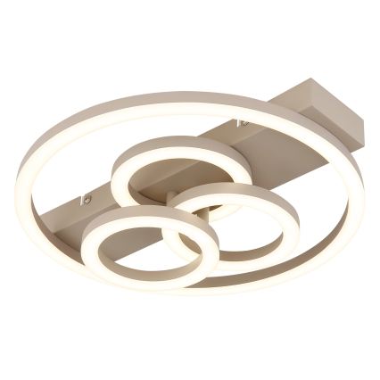Globo - LED-dæmpbar loftlampe LED/40W/230V 2700-6500K 35x33 cm beige + fjernbetjening