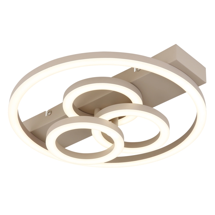 Globo - LED-dæmpbar loftlampe LED/40W/230V 2700-6500K 35x33 cm beige + fjernbetjening