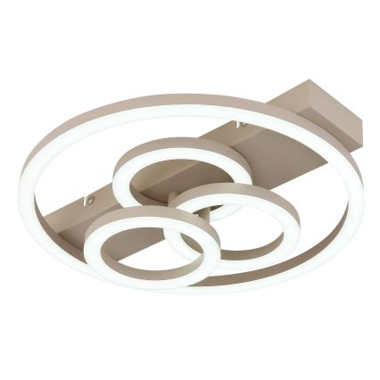 Globo - LED-dæmpbar loftlampe LED/40W/230V 2700-6500K 35x33 cm beige + fjernbetjening