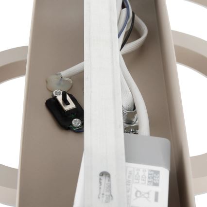 Globo - LED-dæmpbar loftlampe LED/40W/230V 2700-6500K 35x33 cm beige + fjernbetjening