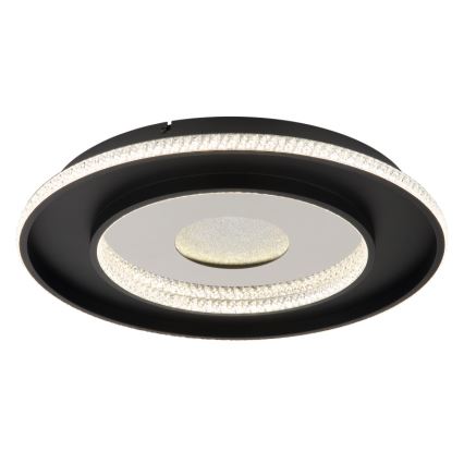 Globo - LED loftlampe dæmpbar LED/30W/230V 2700-6500K diameter 52,5 cm sort + fjernbetjening