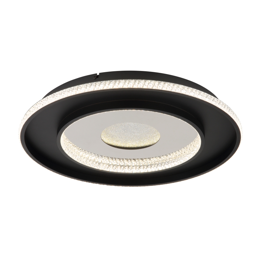Globo - LED loftlampe dæmpbar LED/30W/230V 2700-6500K diameter 52,5 cm sort + fjernbetjening