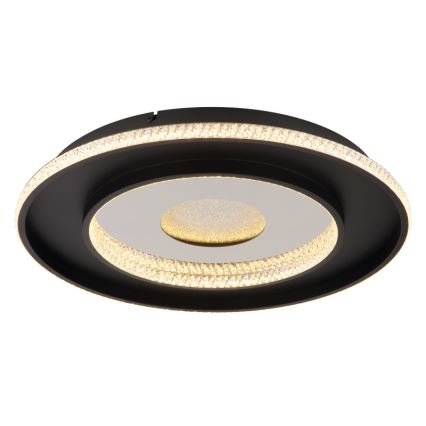 Globo - LED loftlampe dæmpbar LED/30W/230V 2700-6500K diameter 52,5 cm sort + fjernbetjening