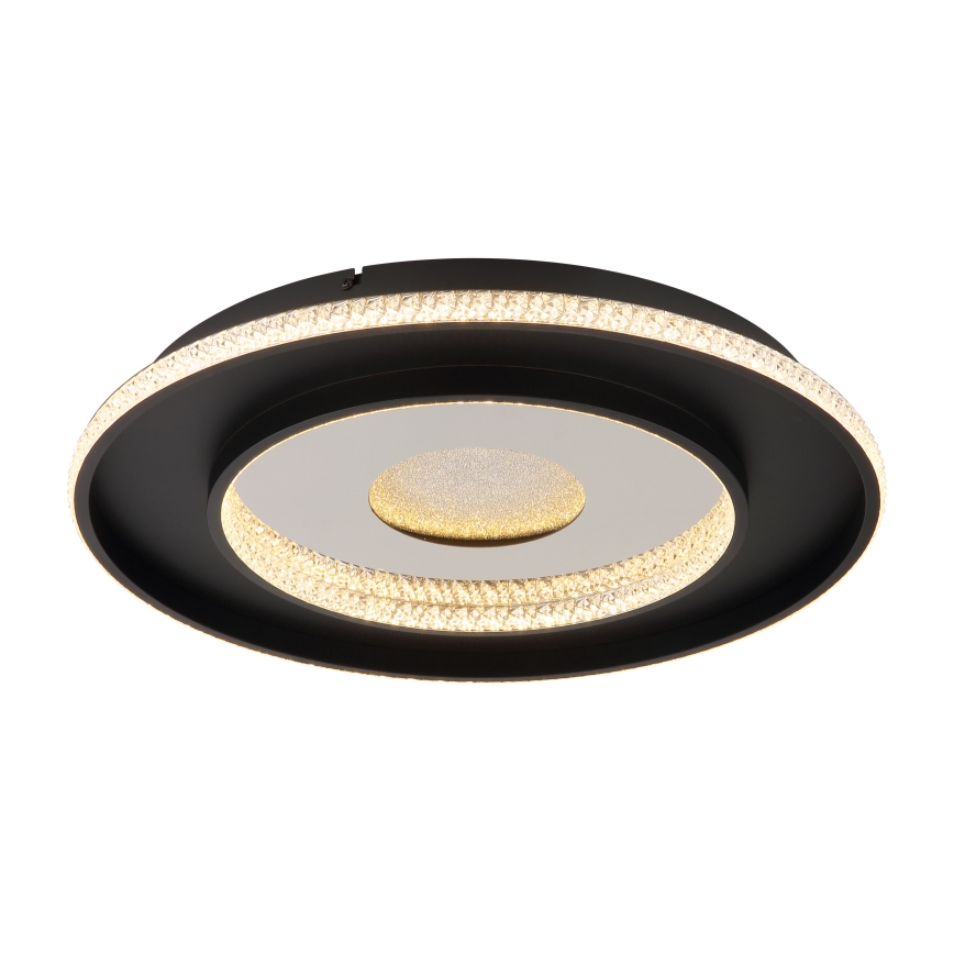 Globo - LED loftlampe dæmpbar LED/30W/230V 2700-6500K diameter 52,5 cm sort + fjernbetjening