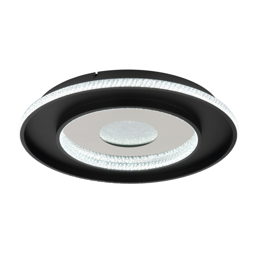 Globo - LED loftlampe dæmpbar LED/30W/230V 2700-6500K diameter 52,5 cm sort + fjernbetjening